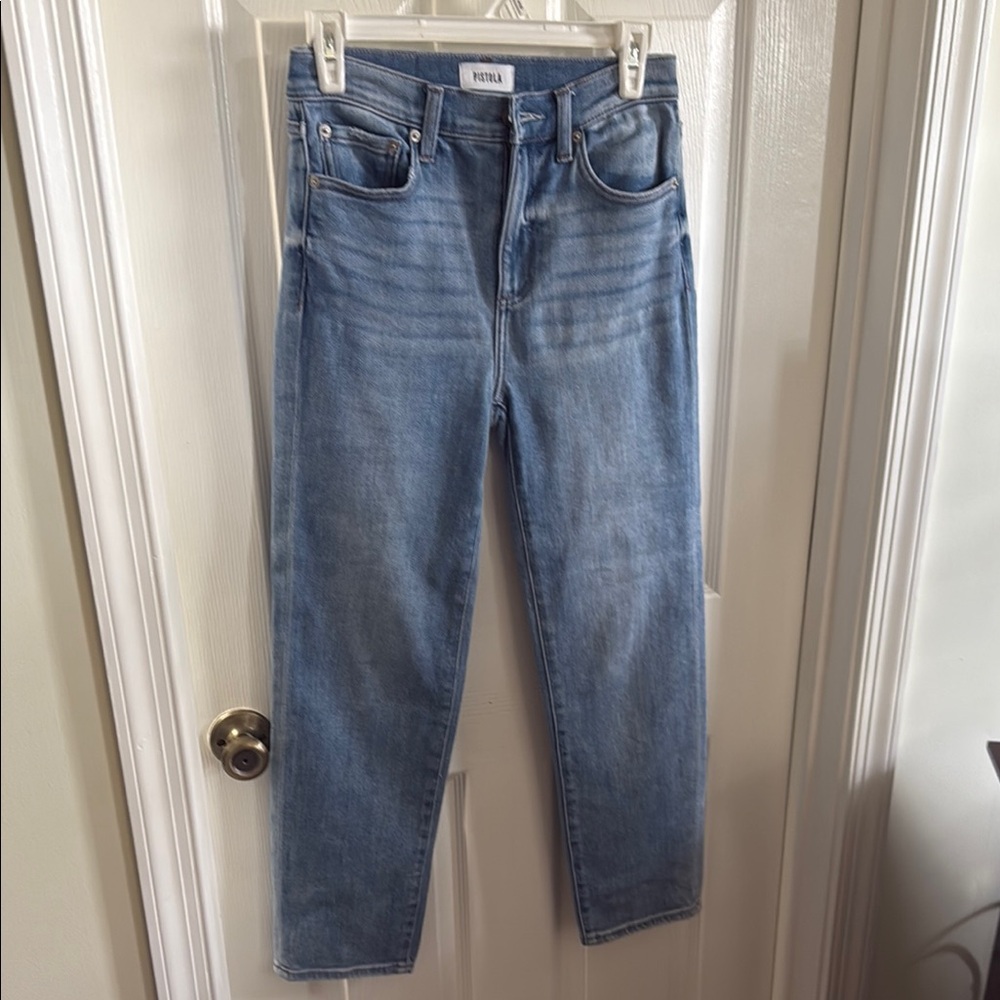 Pistola Blue Straight Leg Jeans Classic Style